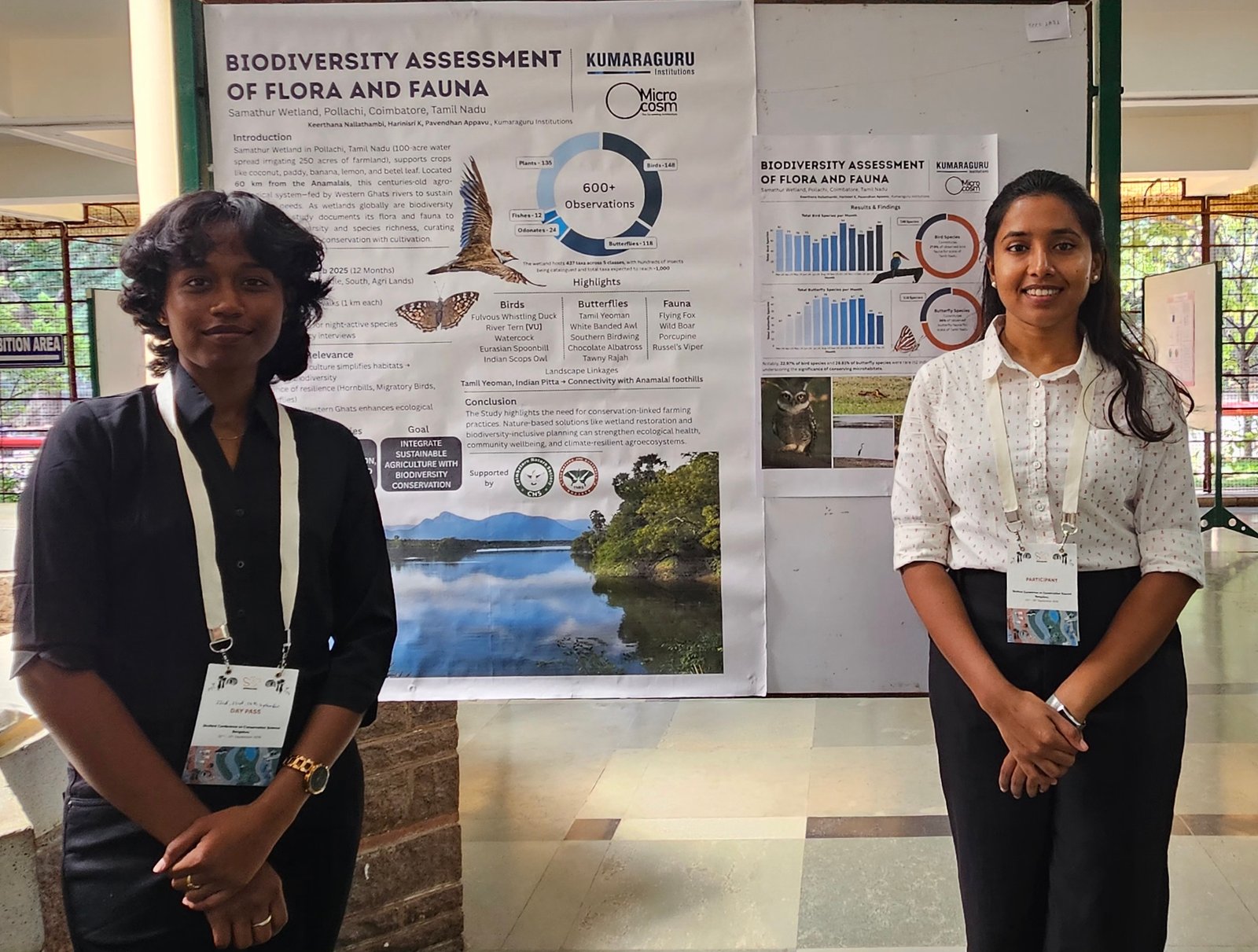 Samathur Wetland Biodiversity Assessment Study – SCCS’25 Poster Presentation